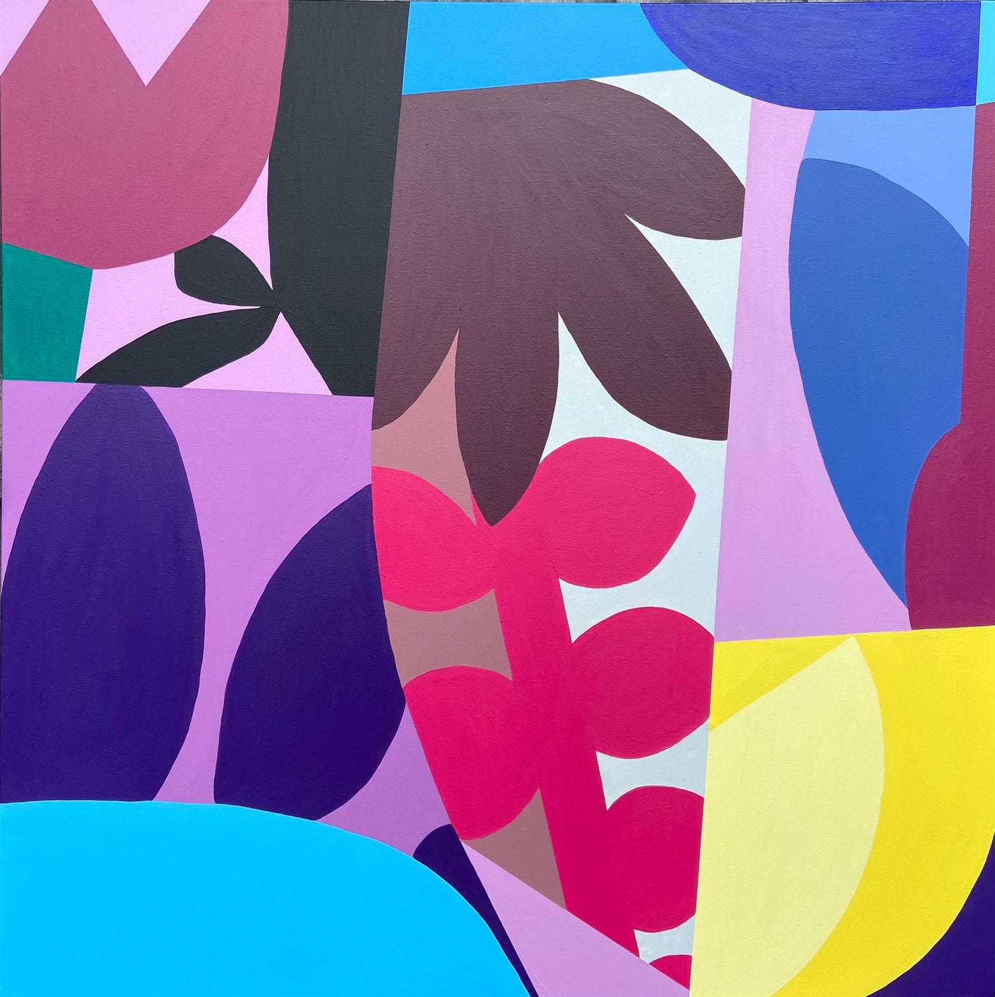 Garden of Eden SIX Acrylic on canvas painting