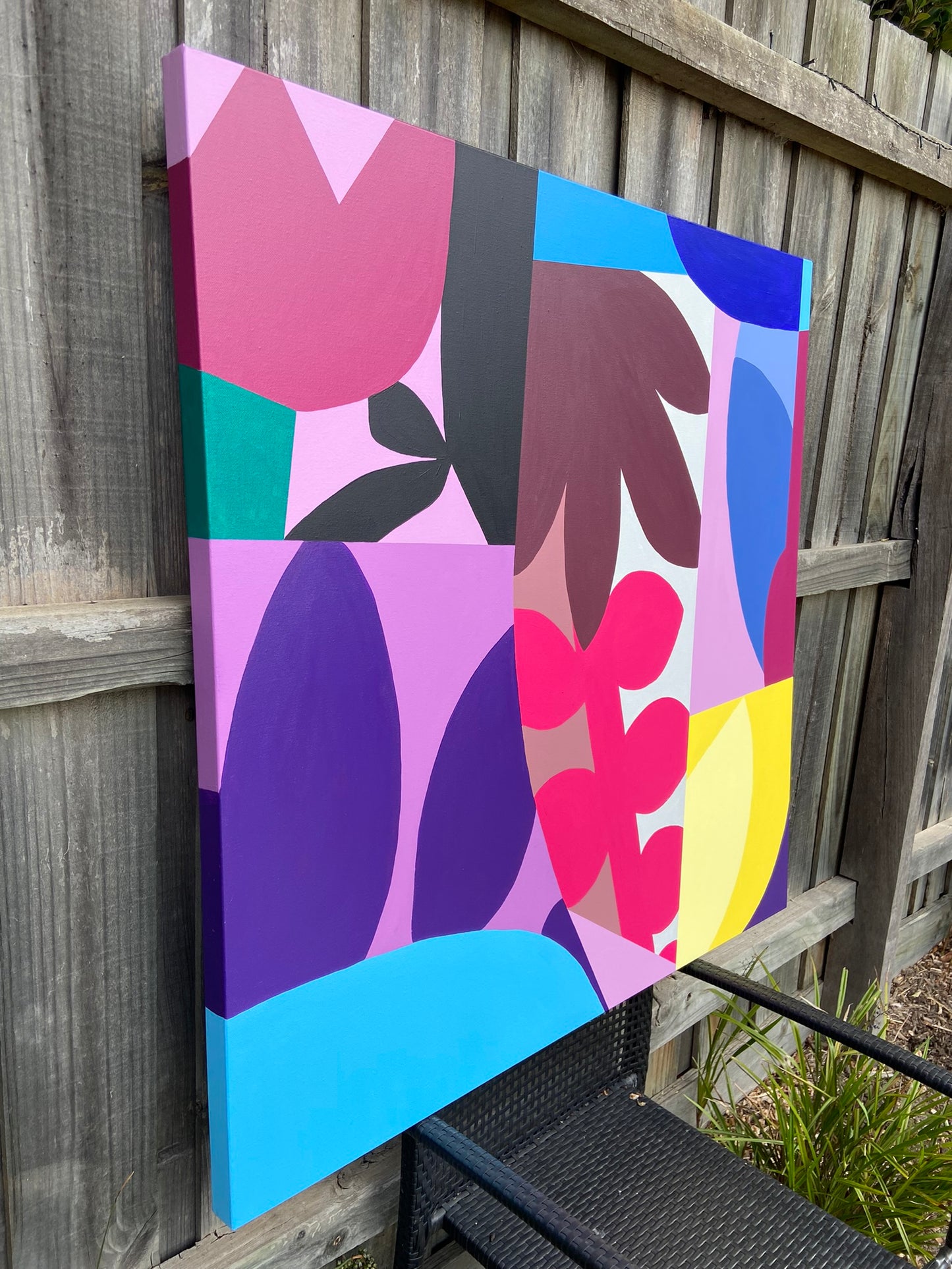 Garden of Eden SIX Acrylic on canvas painting