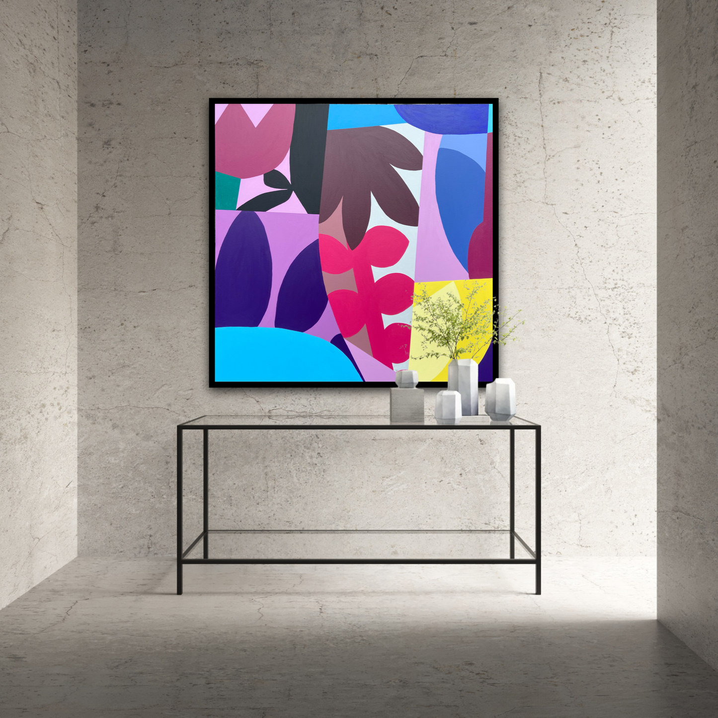 Garden of Eden SIX Acrylic on canvas painting