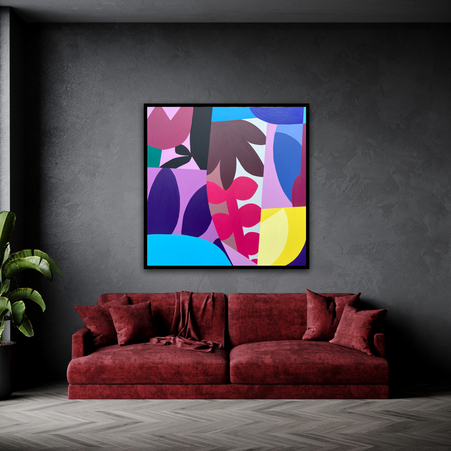 Garden of Eden SIX Acrylic on canvas painting