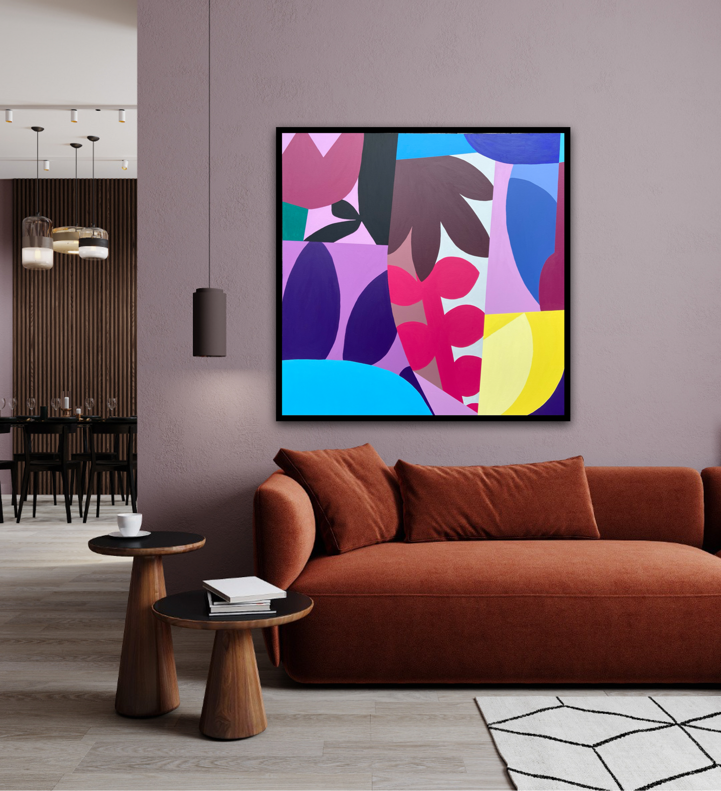 Garden of Eden SIX Acrylic on canvas painting