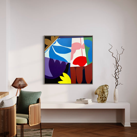 Paradise of Hues Original Large Painting